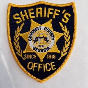 Gwinnett County Georgia Sheriff's Office Patch with Yellow Star